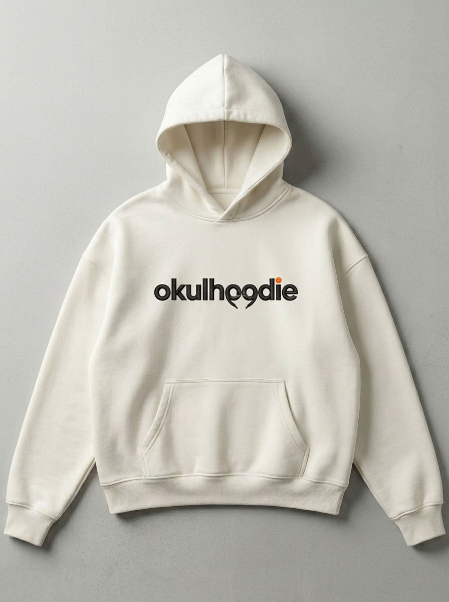 Logonuz, isminiz veya tasarımınız hoodie üzerinde nerede dursun?